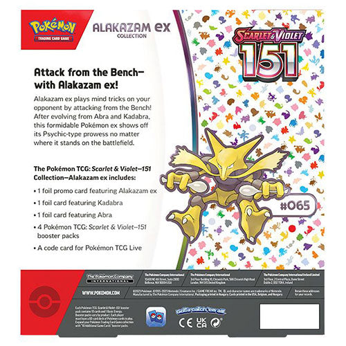 Pokemon TCG: Scarlet & Violet 151 - Alakazam ex Collection
