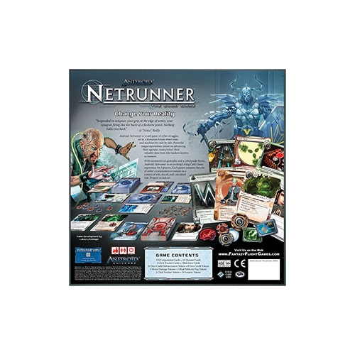 Andriod Netrunner Back of Box