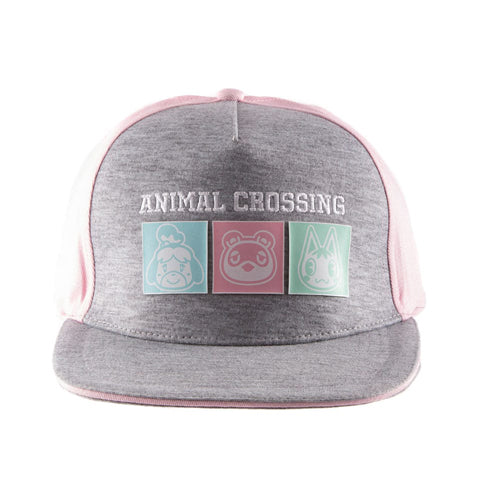Animal Snapback Animal Crossing Snapback Cap Pastel Squares | Zatu Games