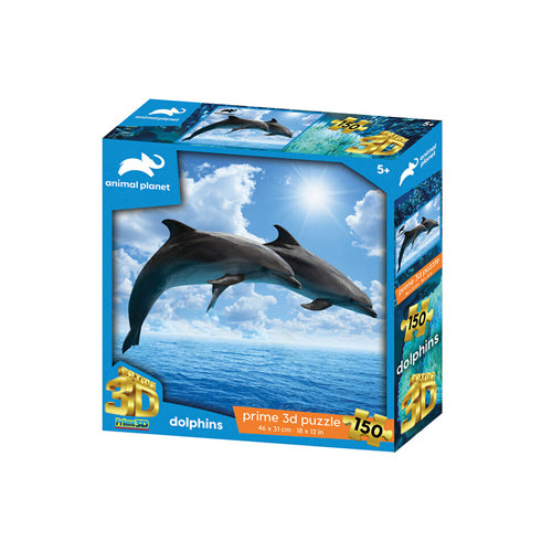 Animal Planet Prime 3D Puzzle: Dolphins (150 pieces)