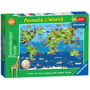 Animals of the World Giant Floor Puzzle, 60pc