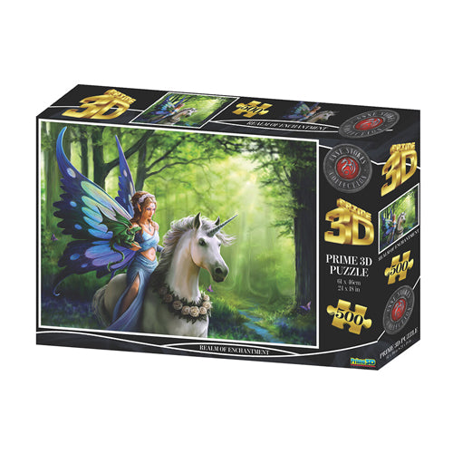 Anne Stokes Super 3D Puzzle: Realm of Enchantment (500 pieces)
