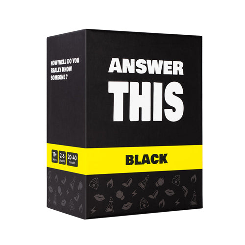 Answer this - Black Edition