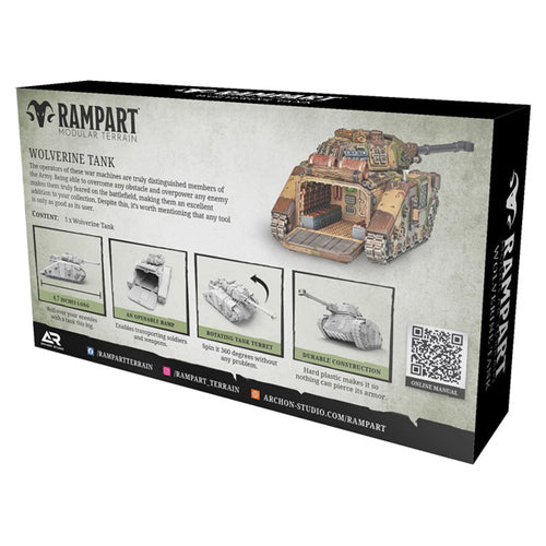 Archon Studio: Rampart Modular Terrain Wolverine Tank