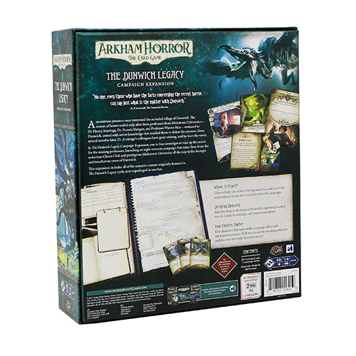 Arkham Horror LCG: The Dunwich Legacy Campaign Expansion | Zatu Games Arkham Horror LCG: The Dunwich Legacy Campaign Expansion | Zatu Games