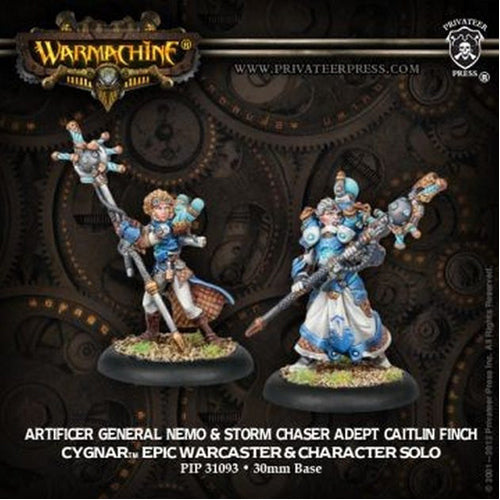 Artificer General Nemo and Storm Chaser Caitlin Finch