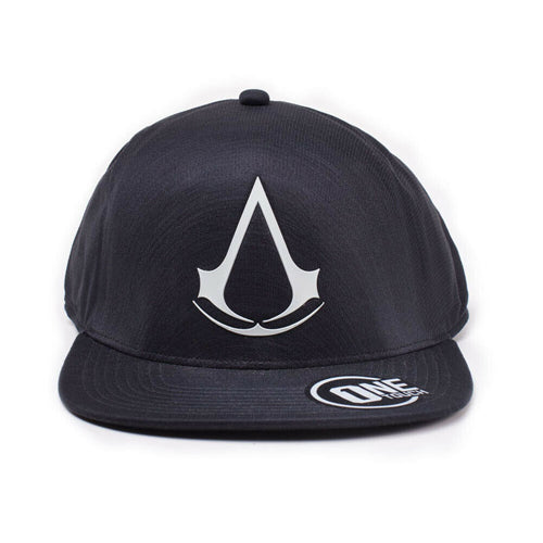 Assassin's Creed Crest Flat Bill Seamless Baseball Cap (Black)