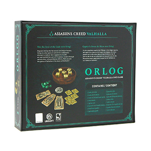 Assassin's Creed Valhalla: Orlog Dice Game Back