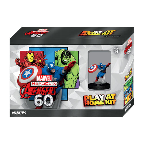Avengers 60th Anniversary Play at Home Kit Captain America: Marvel HeroClix