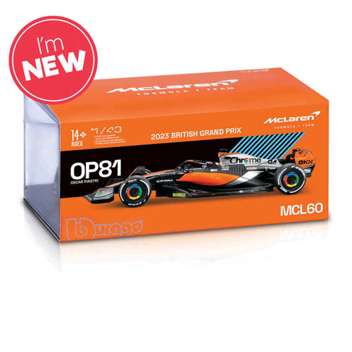 *B Grade* 1:43 F1 McLaren MCL60 2023 With Helmet Norris