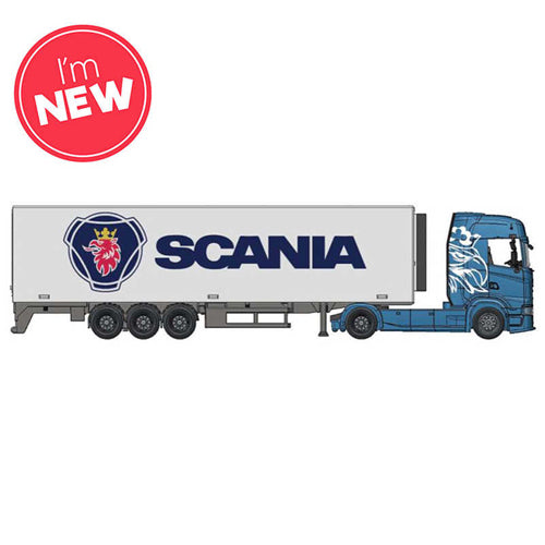 *B Grade* 1:43 Street Fire Haulers With Trailer - Scania S730