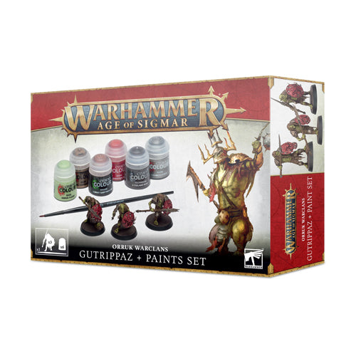 *B Grade* Age of Sigmar: Orruk Warclans - Gutrippaz + Paints Set