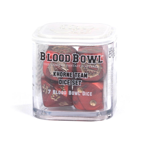 *B Grade* Blood Bowl: Khorne Team Dice Set