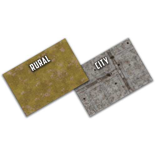 *B Grade* Gaming Mat - Rural/City (6x4)