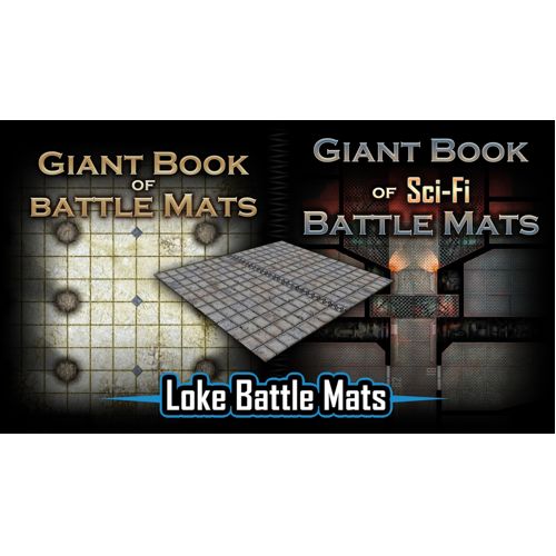 *B Grade* Giant Book of Sci Fi Battle Mats