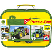 *B Grade* John Deere: Four Jigsaws In Keepsake Tin