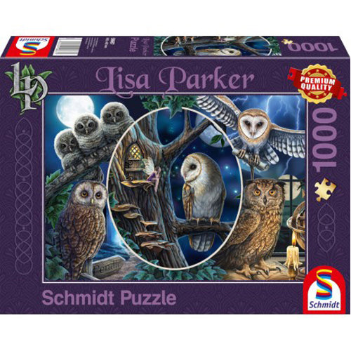 *B Grade* Lisa Parker: Mysterious owls (1000 pieces)