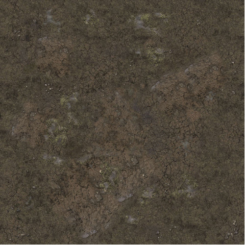 *B Grade* Muddy Streets Gaming Mat 3x3