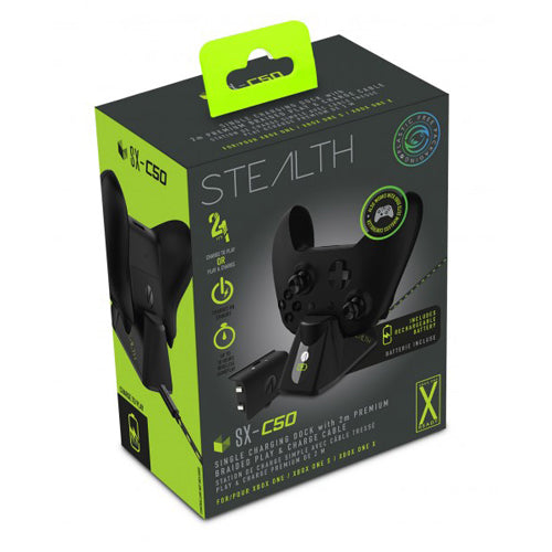 *B Grade* Stealth SX-C50 Xbox One Single USB Charging Dock (Black) - Xbox One
