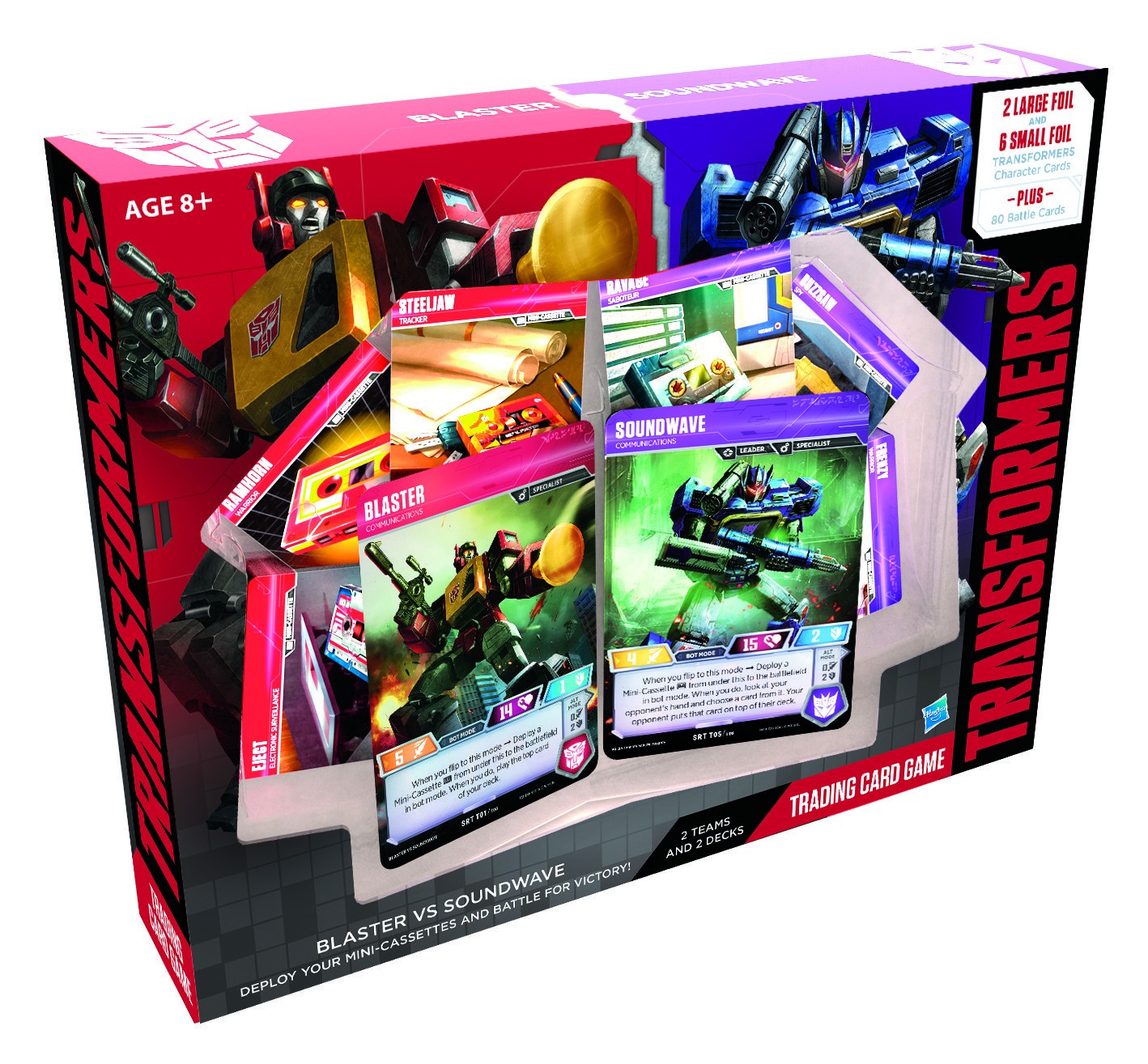 *B Grade* Transformers Trading Card Game Blaster vs Soundwave Deck