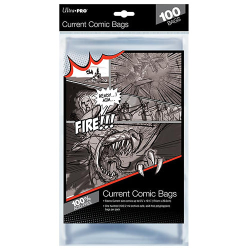 *B Grade* Ultra PRO - Current Comic Bags (100)