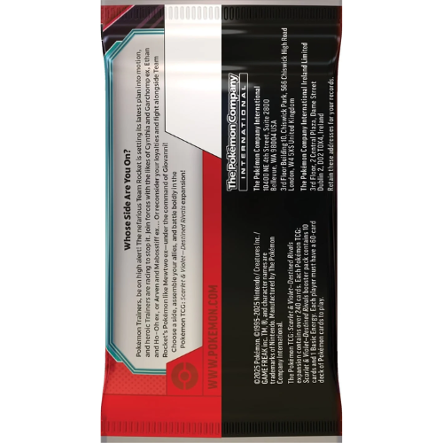 Pokemon TCG: Scarlet & Violet - Destined Rivals - Booster Pack