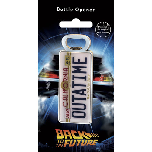 Back To The Future - Licence Plate Bottle Opener
