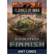 Bagration: Finnish Unit Cards