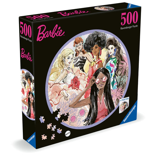 Barbie Circular Puzzle - 500 Pieces