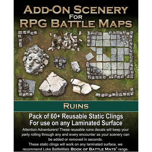 Battle-Mats: Add-On Scenery Pack: Ruins