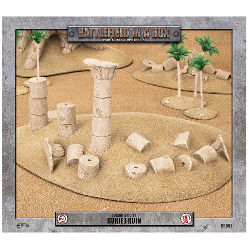 Battlefield In A Box: Forgotten City - Buried Ruin - 30mm