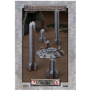 Battlefield In A Box: Gothic Industrial - Pillars - 30mm