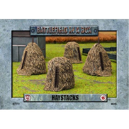 Battlefield in a Box - 4 Haystacks