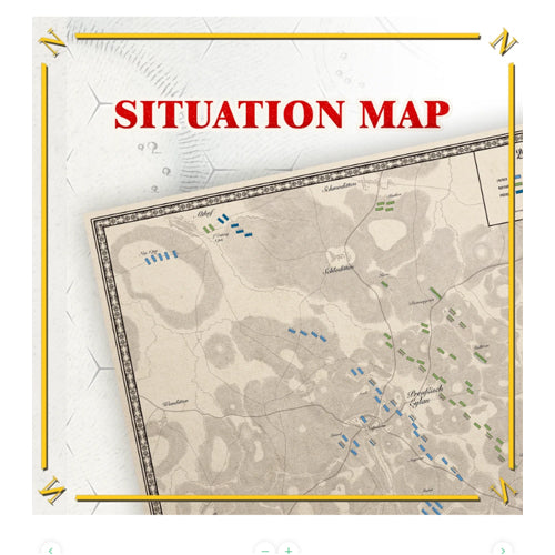 Battles of Napoleon Vol. I: Eylau 1807 Situation map