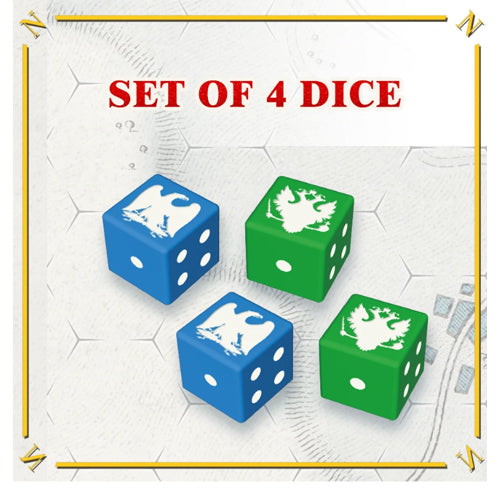 Battles of Napoleon Vol. I: Eylau 1807 customized dice