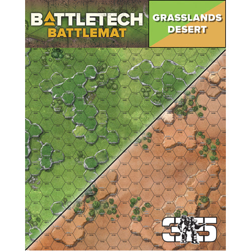 Battletech Battle Mat Grasslands Desert