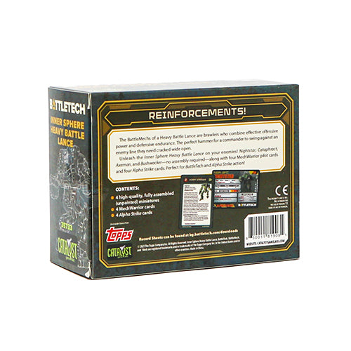 Battletech: Inner Sphere Heavy Battle Lance