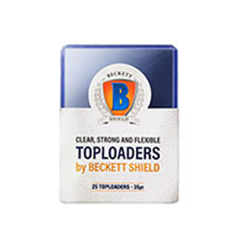 Beckett Shield - Toploader 35pt 25 Pack