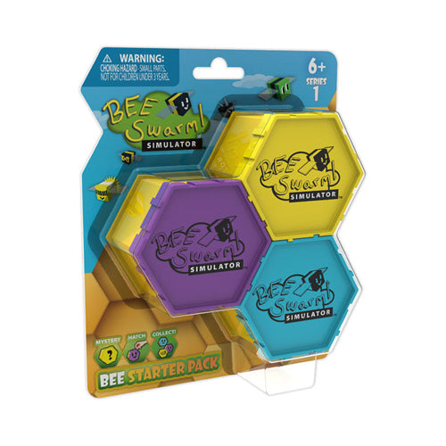 Bee Swarm Simulator 4" 3PK Bee Action Figure Asst