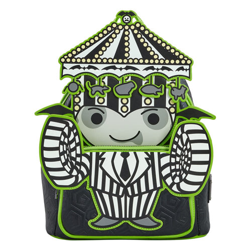 Beetlejuice by Loungefly Backpack Mini Pinstripe heo Exclusive