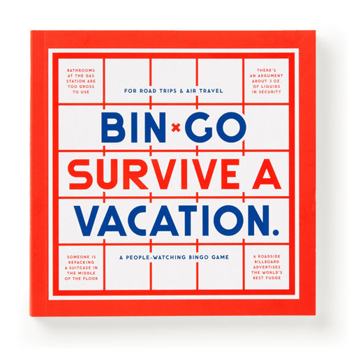 Bin-Go Survive a Vacation Bingo Book