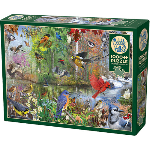 Birds of the Season 1000 Piece Puzzle