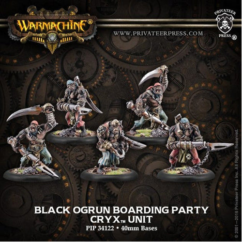 Black Ogrun Boarding Party Cryx Unit