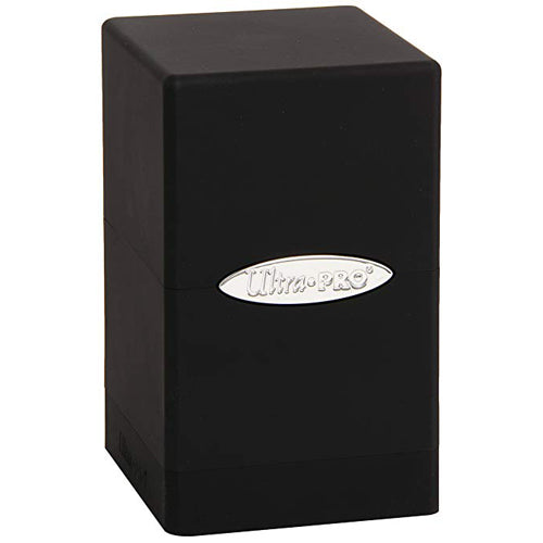 Black Satin Tower Deck Box