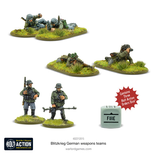 Blitzkrieg German weapons teams