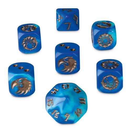 Blood Bowl Reikland Reavers Dice Set