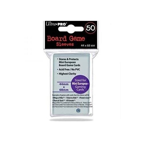 Board Game Sleeves: 44x68mm Mini European