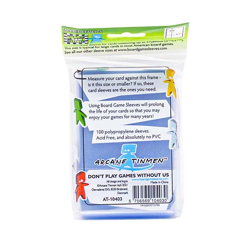 Board Game Sleeves - Medium (fits cards of 57x89mm)