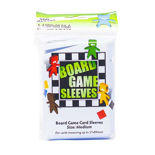 Board Game Sleeves - Medium (fits cards of 57x89mm)