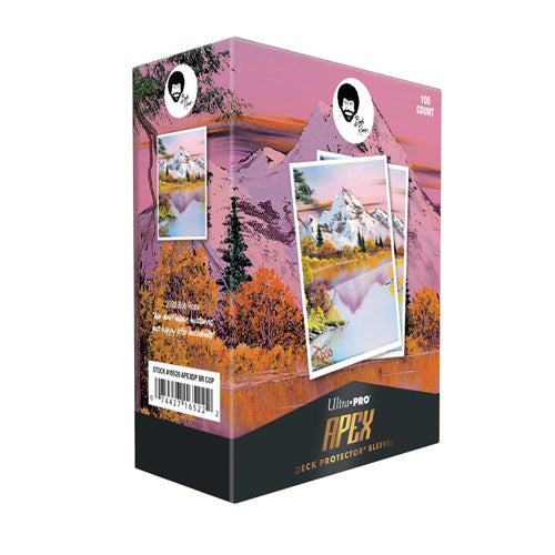 Bob Ross Mighty Mountain Lake 105ct APEX Deck Protector Sleeves